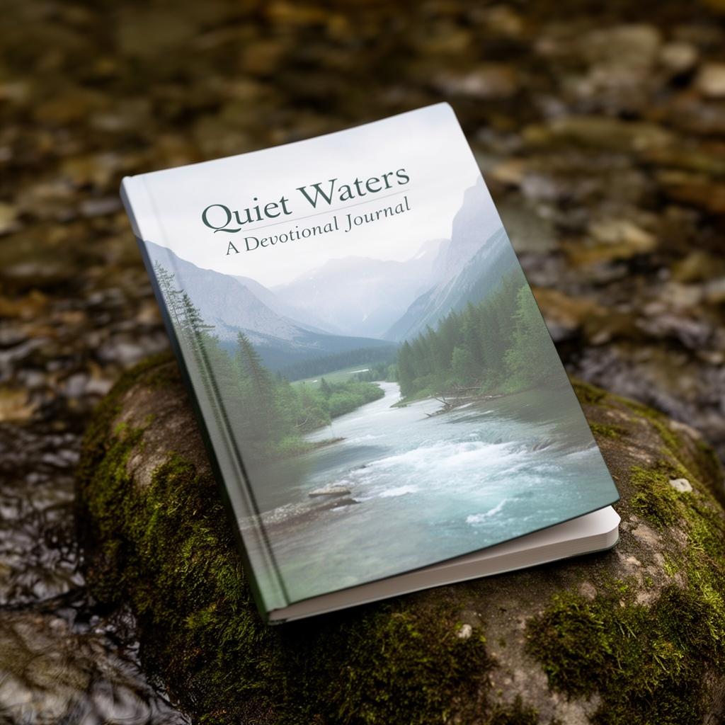 Quiet Waters devotional cover, Terracotta Landscape